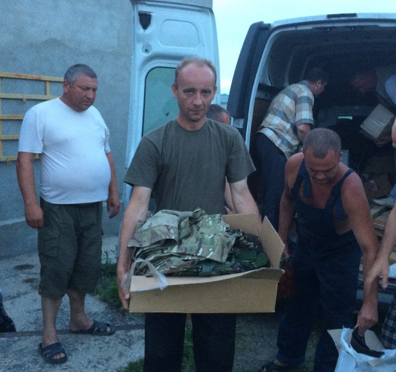 Полтавські волонтери під час поїздки у зону АТО подолали більше тисячі кілометрів