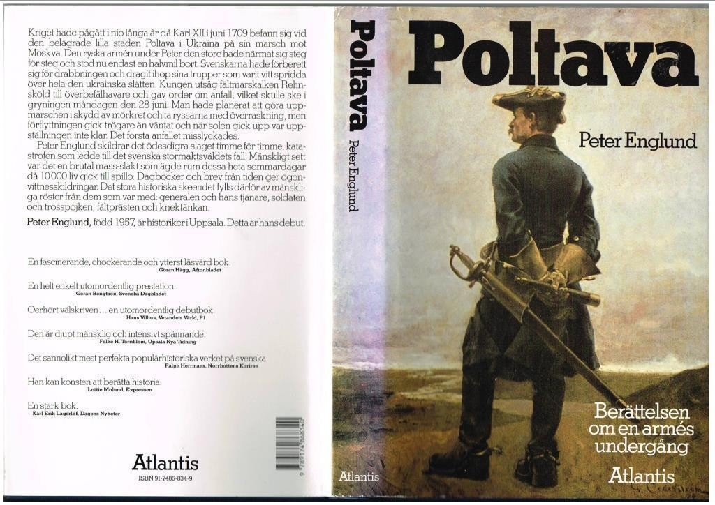 Книгу-бестселер про Полтавську битву очима шведів перевидадуть в Україні