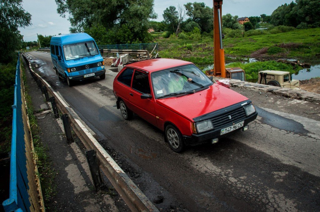 На Полтавщині відновили зруйнований міст через Сулу