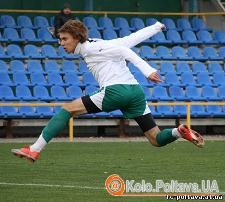 Максим Зеленевич. Фото:fc-poltava.at.ua