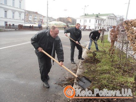 Олександр Мамай, міський голова Полтави та В’ячеслав Стеценко, перший заступник 