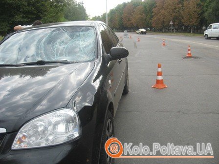 Фото з місця події. Надане СЗГ УДАІ у Полтавській області