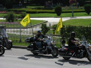 Минулий візит байкерів до Полтави. Фото Тетяни Цирульник.