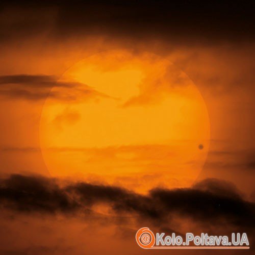 Проходження Венери на Сонці. Фото з сайту wselennaya.com