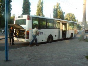 Кільцеві стояли через поломку одного з них. (фото Надії Кучер)