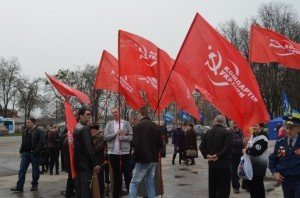 Конфлікт між полтавцями на мітингу