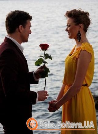 На церемонії троянд Аня отримувала розу від Андрія завжди першою. Фото stb.ua