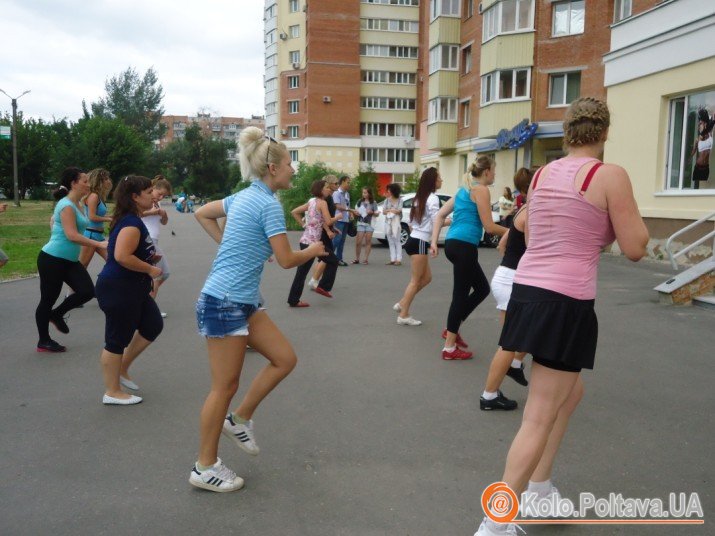 Ранкова зарядка на Леваді