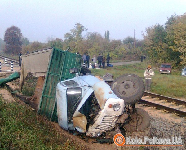 Фото з місця аварії зі сайту УДСНС у Полтавській області