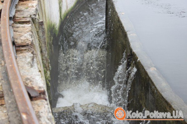 Яку воду Полтава  зливає  у Ворсклу та Коломак  