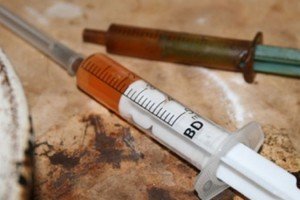 У Машівці затримали чоловіка за шприц з наркотиками