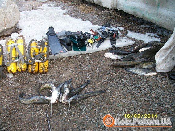 Знаряддя для ловлі риби кременчуцьких браконьєрів (mvs.gov.ua)