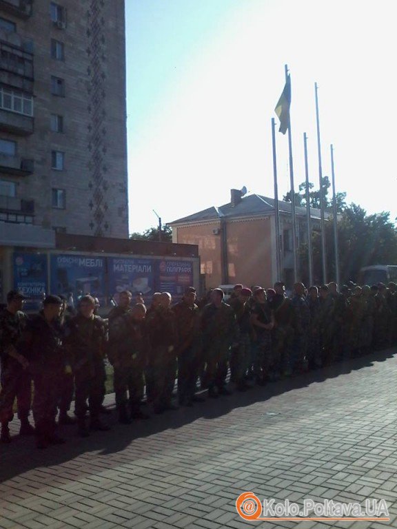 До Полтави повернулись бійці з АТО