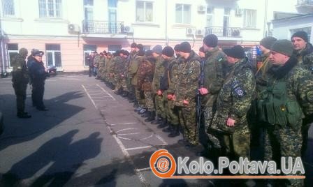 До зони АТО вирушив черговий загін полтавської обласної міліції