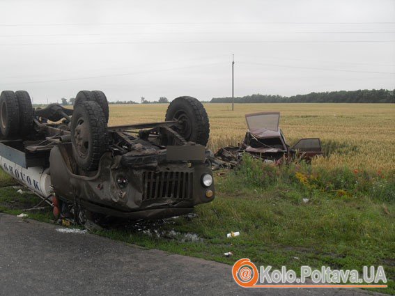 На Полтавщині двоє загиблив в автокатастрофі