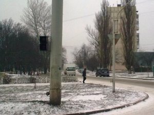 Фото: У Полтаві на вулиці Маршала Бірюзова не працюють світлофори