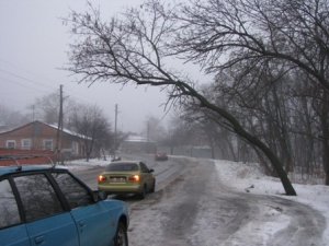 Фото: На Шолома Алейхема у Полтаві аварійна ситуація