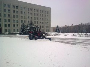 Фото: Полтаву не забули очистити від снігу