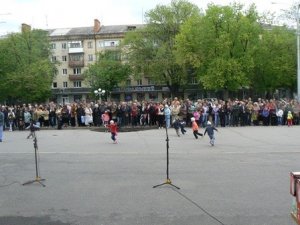 Фото: Сьогодні маленькі полтавці веселились під  музику духових оркестрів