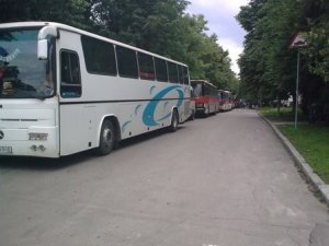 Фото: Армія вболівальників донецької команди у Полтаві шукала стадіон та їдальні