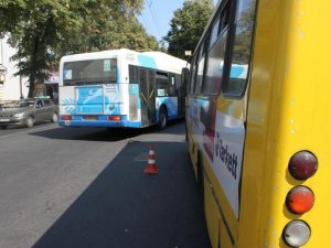 Фото: ДТП у Полтаві: маршрутка збила бабусю