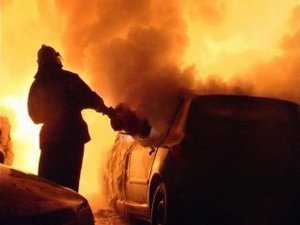 Фото: У Полтаві загорівся автомобіль