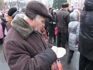 Полтавці ледь не побилися за безкоштовні вареники