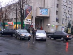 У центрі Полтави ДТП, бо не працює світлофор