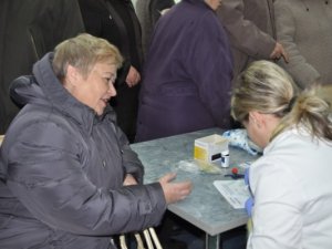 Сьогодні полтавці мали змогу безкоштовно виміряти цукор у крові