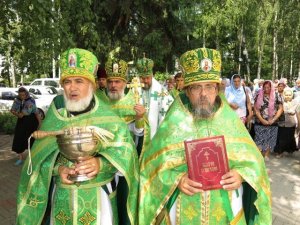 Фото: У Полтаві біля Сампсоніївського храму відбулася хресна хода (+фото)