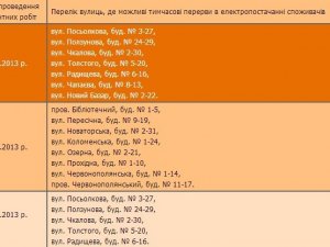 Фото: З 2 вересня у Полтаві вимикатимуть світло:графік з адресами