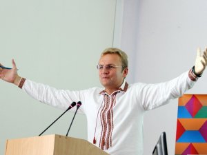 У Полтаві мер Львова провів лекцію та відкрив виставку дипломних проектів (+ фото)