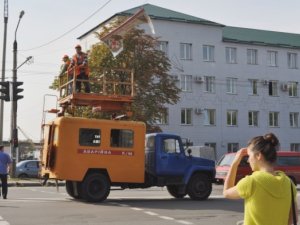 Фото: Полтаву прикрашають до Дня міста (фотофакт)