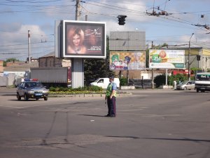 У Полтаві через вітер кілька днів не працюють світлофори