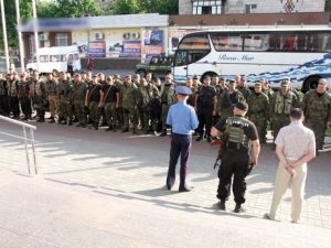 Фото: Полтава зустріла правоохоронців, які повернулися з АТО