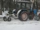 Фото: Сьогодні в Корпусному парку Полтави демонстрували як чистять від снігу доріжки