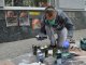 Фото: Незвичне мистецтво spray paint art демонструє у Полтаві вуличний художник (ВІДЕО)